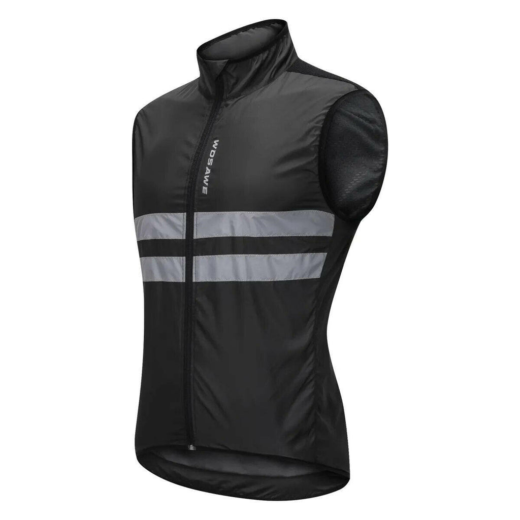 WOSAWE Men's Cycling Jacket High Visibility MultiFunction Jersey Road MTB Bike Bicycle Windbreaker Windproof Quick Dry Jacket-WAYBIKER