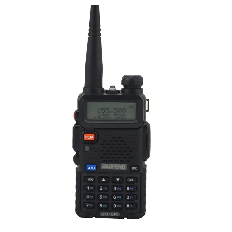 Baofeng Walkie Talkie UV-5R Dualband Two Way Radio VHF/UHF 136-174MHz & 400-520MHz FM Portable Transceiver with Earpiece-WAYBIKER