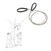 1PC 0.9m Stainless Steel Wire Saw Ring Scroll Cutter Saw Emergency Survival Outdoor Tool Hiking Hunting Camping Equipment-WAYBIKER