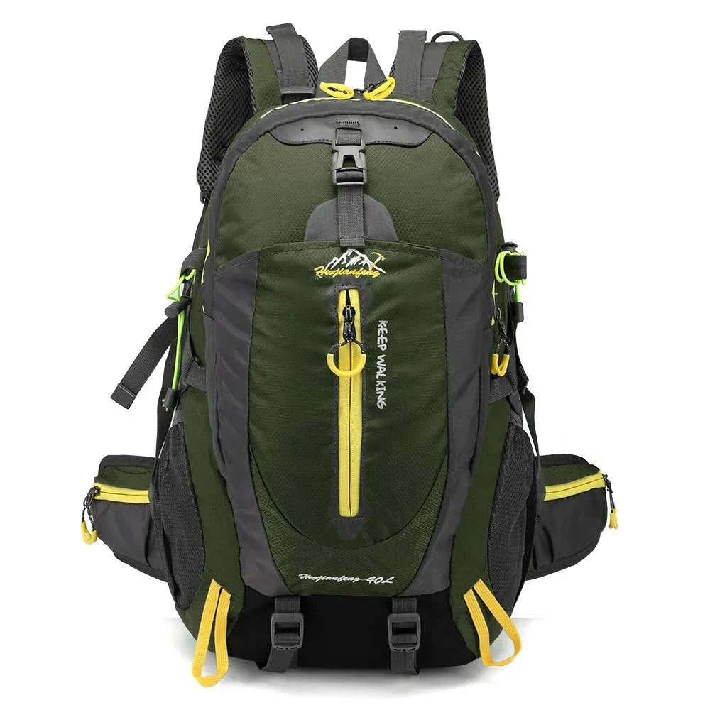 40L Waterproof Climbing Backpack Rucksack Outdoor Sports Bag Travel Backpack Camping Hiking Backpack Women Trekking Bag For Men-WAYBIKER