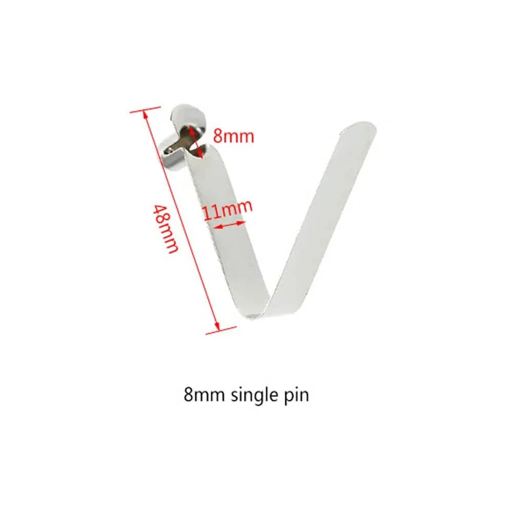 6pcs Kayak Paddle Spring Clips Tent Pole Clips Push Button Spring Snap Clip Locking Tube Pin M2165 Kayak Accessories-WAYBIKER