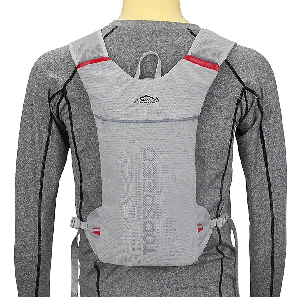 Women Men Running Vest 5L Running Bag Outdoor Cycling Backpack Hydration Backpack Sport Hiking Riding Rucksack Water Bag Bottle-WAYBIKER