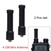 2Pcs /Set 400-470mhz SMA-Female Mini Ultra Short Small Antenna Adapter Connector For Baofeng BF-888S uv-5r UV-82 UV-9R-WAYBIKER