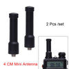 2Pcs /Set 400-470mhz SMA-Female Mini Ultra Short Small Antenna Adapter Connector For Baofeng BF-888S uv-5r UV-82 UV-9R