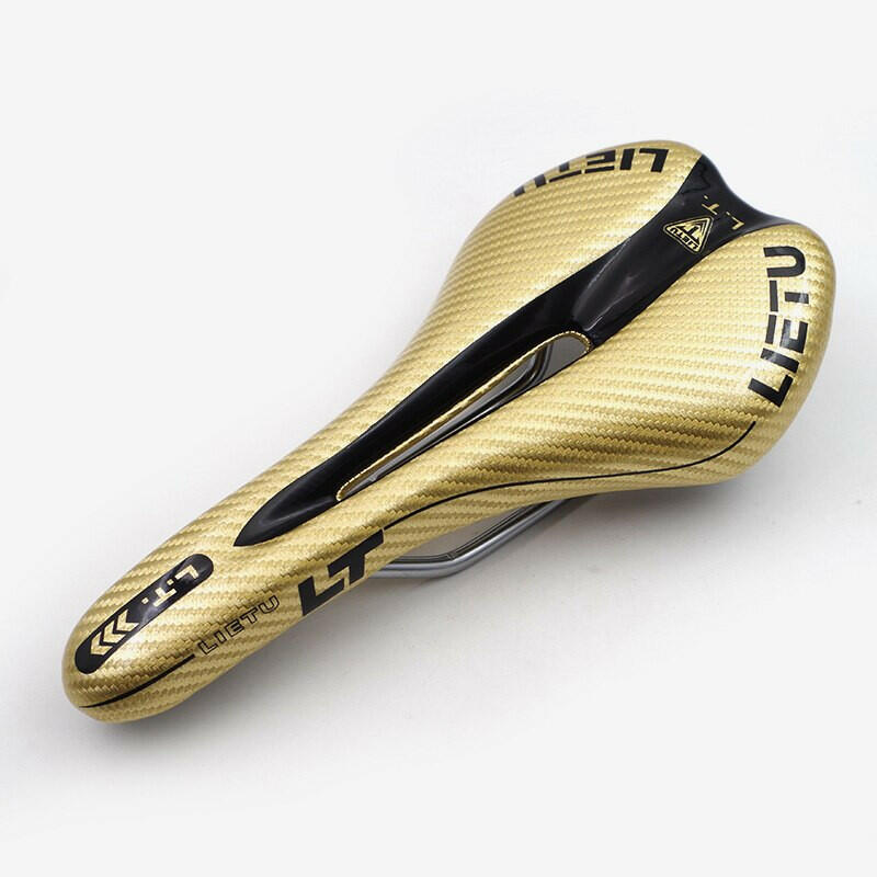 LIETU Bicycle saddle leather carbon bike saddle MTB Road Bike Front CushionCycling gel seat cover selle italia Bicyclespare part-WAYBIKER