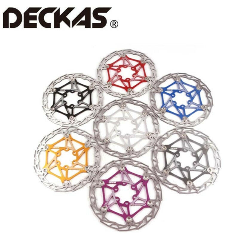 DECKAS Ultra light MTB Mountain Bike Brake Disc Float Floating Pads 160mm 180mm 6 Bolt Rotors Parts Bicycling Accessories-WAYBIKER
