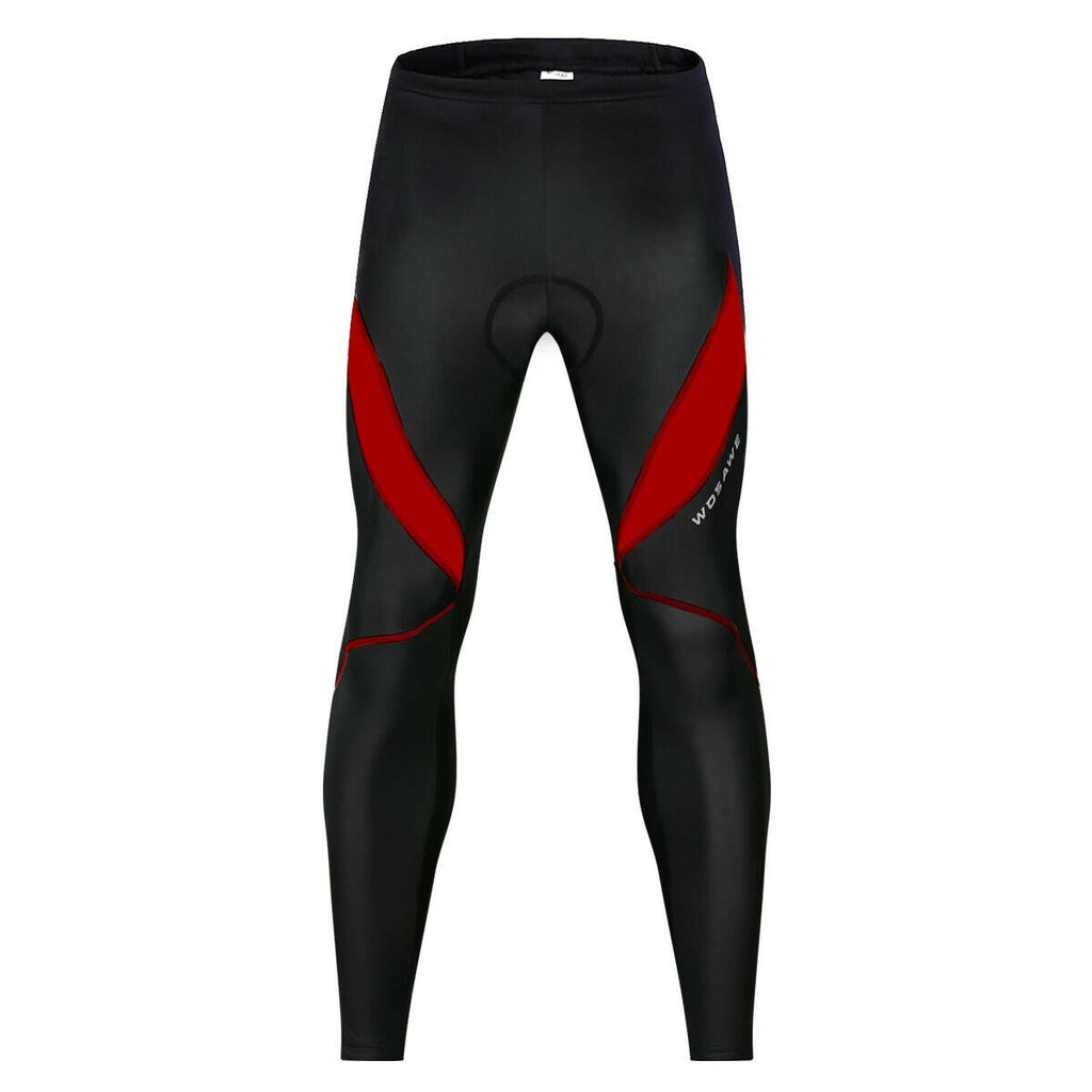 WOSAWE Men Cycling Trouser Tights Bicycle Bike 3D Gel Padded Reflective Legging MTB Bike Spring Autumn Cycling Pants-WAYBIKER