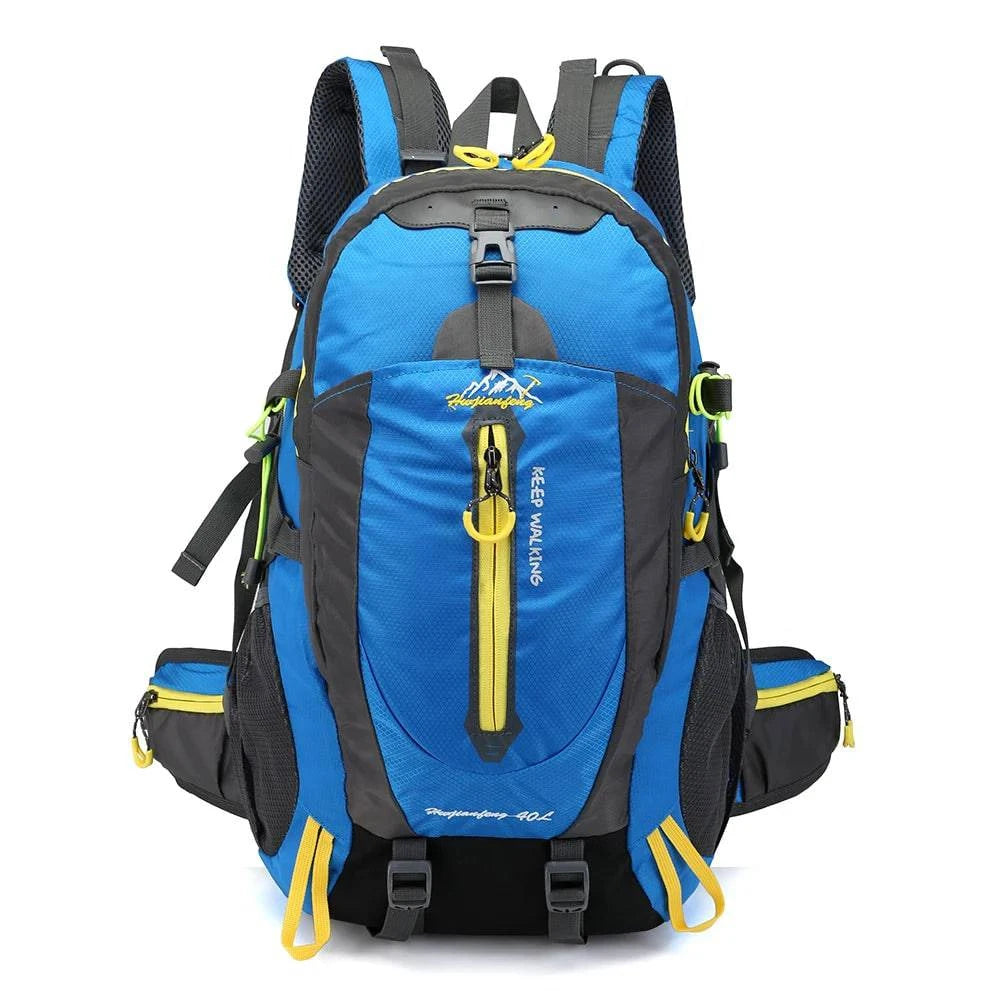 Women Men Tactical Backpack 40L Waterproof Hiking Bag Cycling Climbing Rucksack Laptop Backpack Travel Bag Outdoor Sports Bag-WAYBIKER