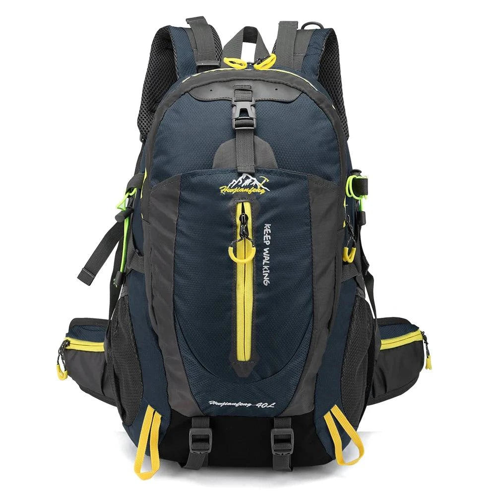 Women Men Tactical Backpack 40L Waterproof Hiking Bag Cycling Climbing Rucksack Laptop Backpack Travel Bag Outdoor Sports Bag-WAYBIKER