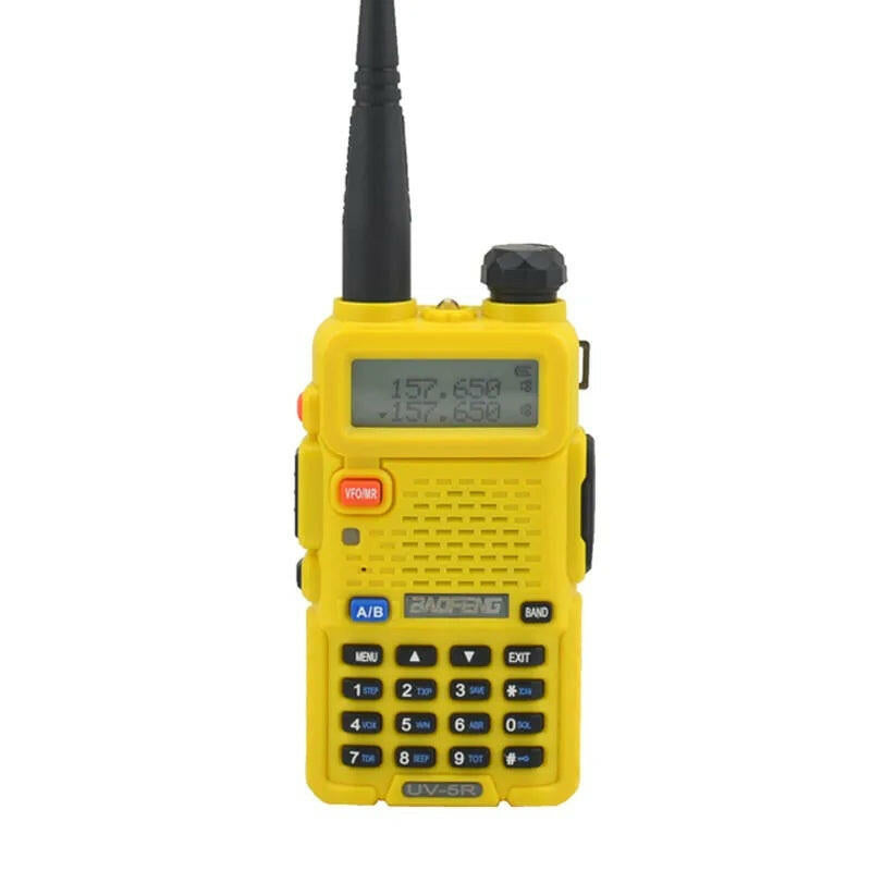 Baofeng Walkie Talkie UV-5R Dualband Two Way Radio VHF/UHF 136-174MHz & 400-520MHz FM Portable Transceiver with Earpiece-WAYBIKER