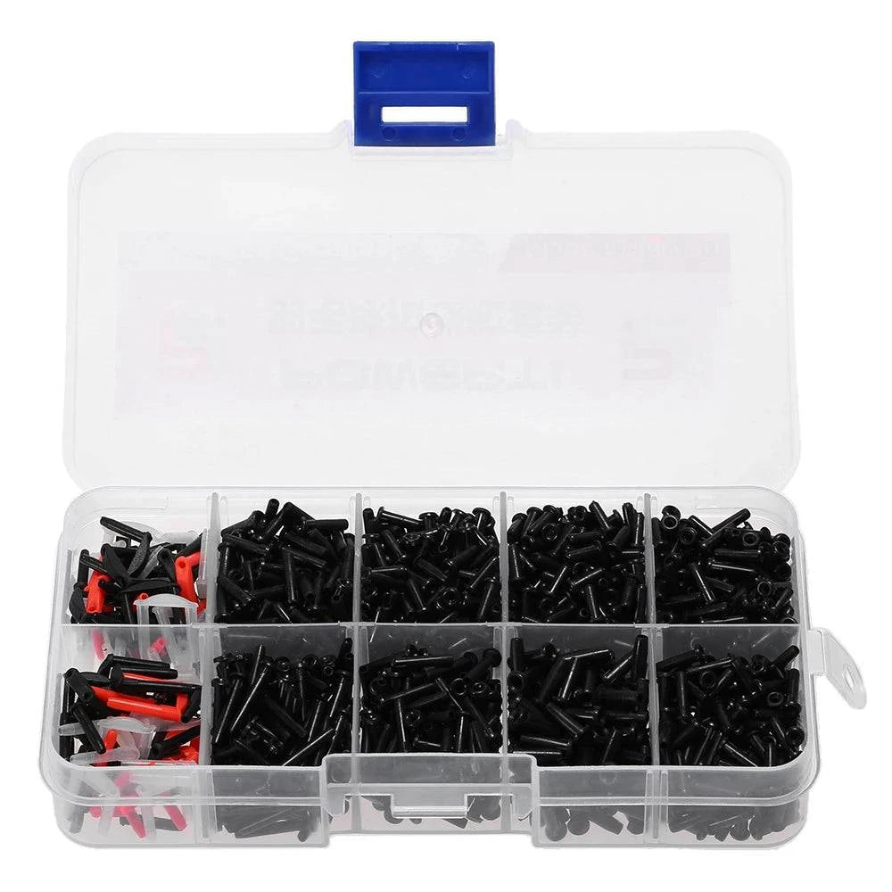 1 Box Black Nylon Badminton Racket Racquet Grommets Eyelets String Protector Racquet Sports Tennis Accessories-WAYBIKER