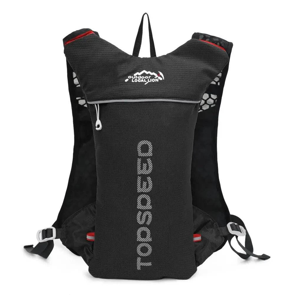 5L Running Bag with Bottle Water Bag Women Men Running Vest Outdoor Cycling Backpack  Running Backpack for Hiking Mountaineering-WAYBIKER