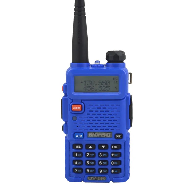 Baofeng Walkie Talkie UV-5R Dualband Two Way Radio VHF/UHF 136-174MHz & 400-520MHz FM Portable Transceiver with Earpiece-WAYBIKER
