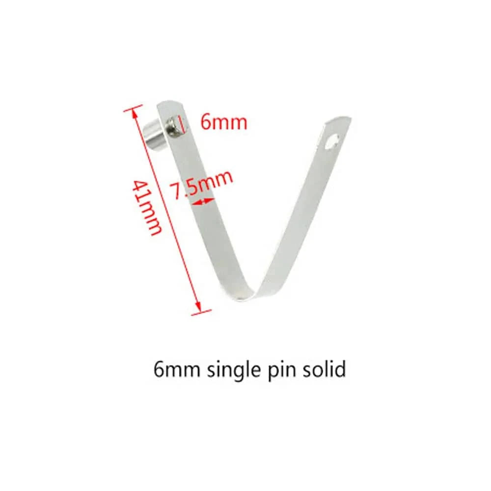 6pcs Kayak Paddle Spring Clips Tent Pole Clips Push Button Spring Snap Clip Locking Tube Pin M2165 Kayak Accessories-WAYBIKER