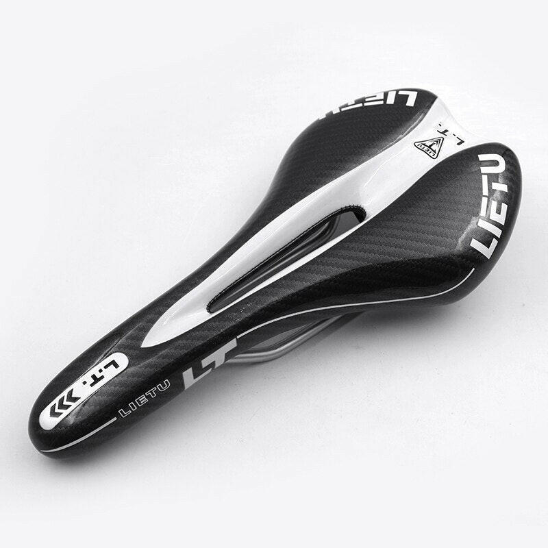 LIETU Bicycle saddle leather carbon bike saddle MTB Road Bike Front CushionCycling gel seat cover selle italia Bicyclespare part-WAYBIKER