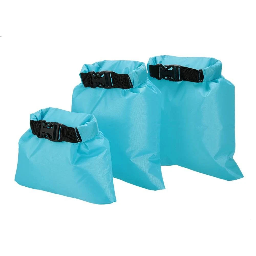 Lixada 3pcs Dry Bag 1L+2L+3L Waterproof Dry Bag Outdoor Ultralight Dry Sacks Camping Backpacking Kayak Climbing Swimming Dry Bag-WAYBIKER