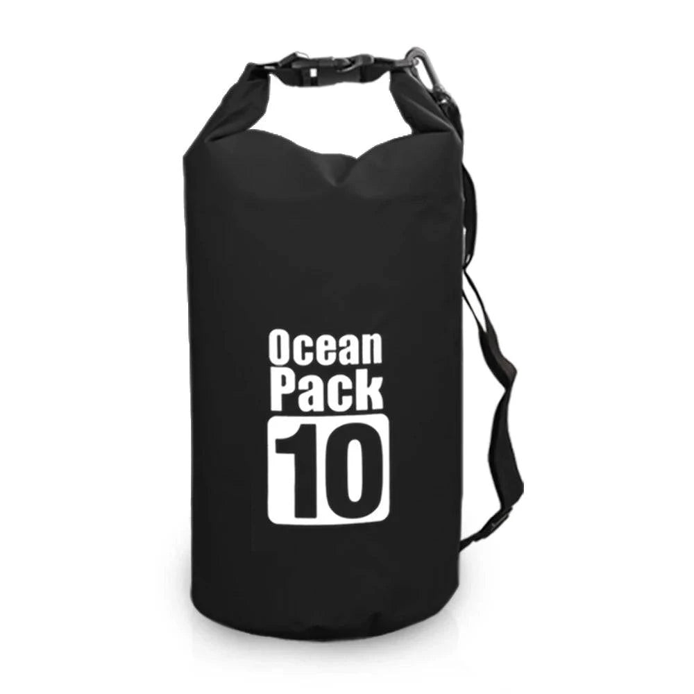 10L/15L/20L/30L Outdoor Waterproof Dry Bag Backpack Swimming Bag Water Floating Bag Sack for Kayak Rafting River Trekking-WAYBIKER