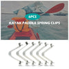 6pcs Kayak Paddle Spring Clips Tent Pole Clips Push Button Spring Snap Clip Locking Tube Pin M2165 Kayak Accessories-WAYBIKER
