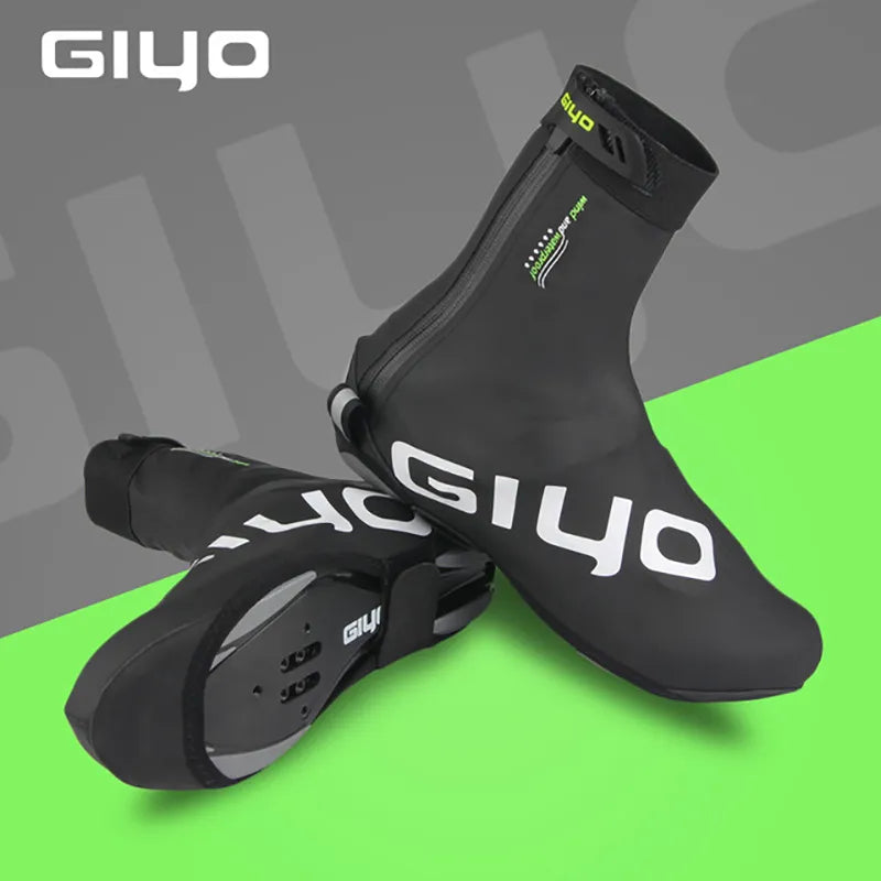GIYO Winter Cycling Shoe Covers Women Men Shoes Cover MTB Road Bike Racing Cycling Overshoes Waterproof Shoe Covers Bicycle-WAYBIKER