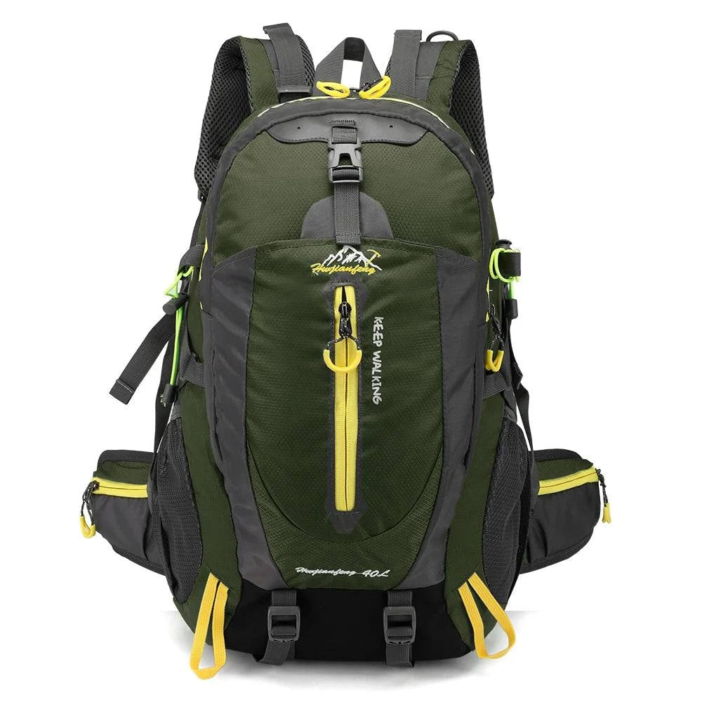 Women Men Tactical Backpack 40L Waterproof Hiking Bag Cycling Climbing Rucksack Laptop Backpack Travel Bag Outdoor Sports Bag-WAYBIKER