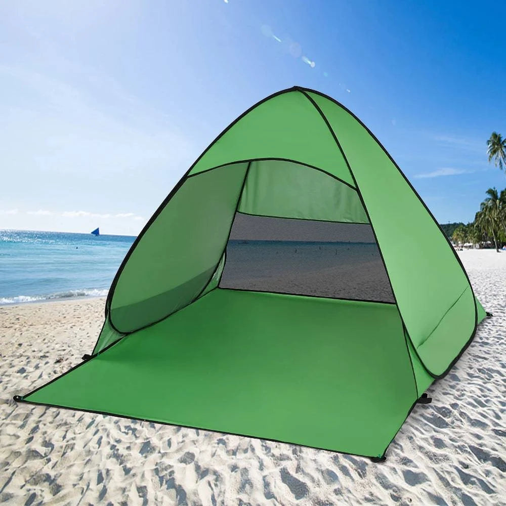 Anti UV Beach Tent Outdoor Automatic Instant Pop up Tent Portable Camping Tent Travel Fishing Hiking Picnic Shelter-WAYBIKER
