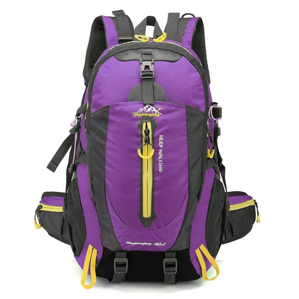 Women Men Tactical Backpack 40L Waterproof Hiking Bag Cycling Climbing Rucksack Laptop Backpack Travel Bag Outdoor Sports Bag-WAYBIKER