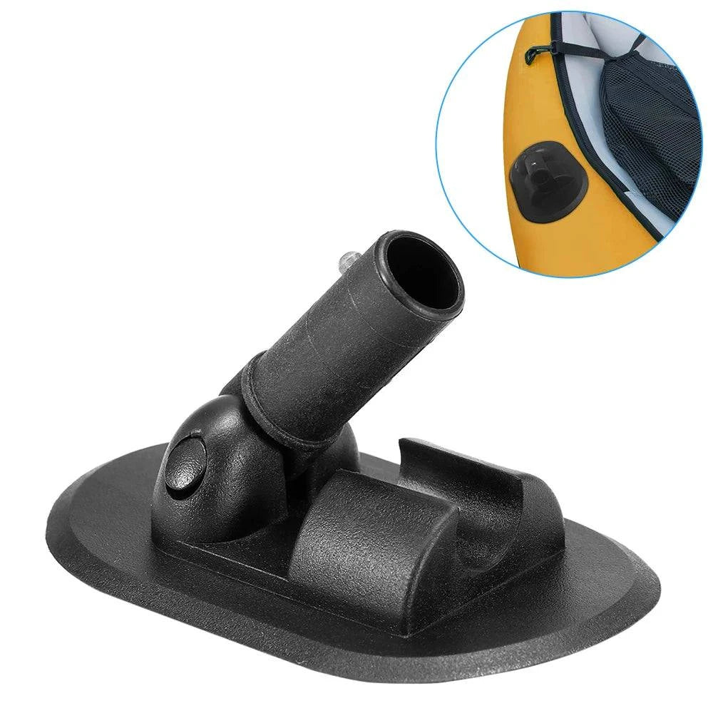 Rowing Boat Kayak Mount Base for Sun Shelter Awning 180 Degree Rotation Base Kayak Accessories Rain Canopy Inflatable Boat Canoe-WAYBIKER