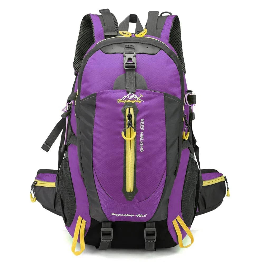 40L Waterproof Climbing Backpack Rucksack Outdoor Sports Bag Travel Backpack Camping Hiking Backpack Women Trekking Bag For Men-WAYBIKER