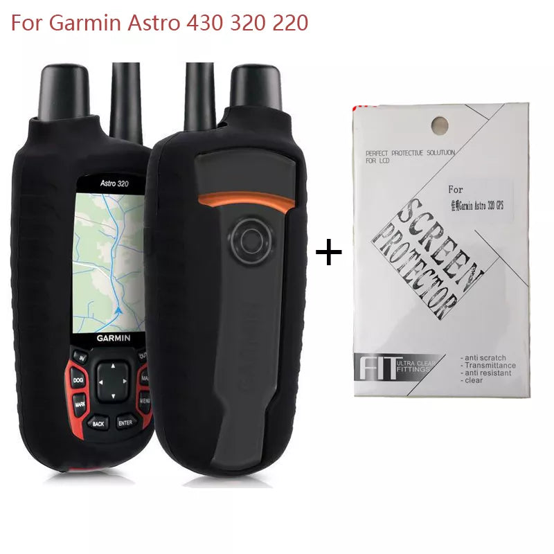 Generic Protect Silicon Case Skin Cover for Garmin GPS Astro 430 320 220 900 with Astro 320 Screen Protector for Alpha 50 ALPHA