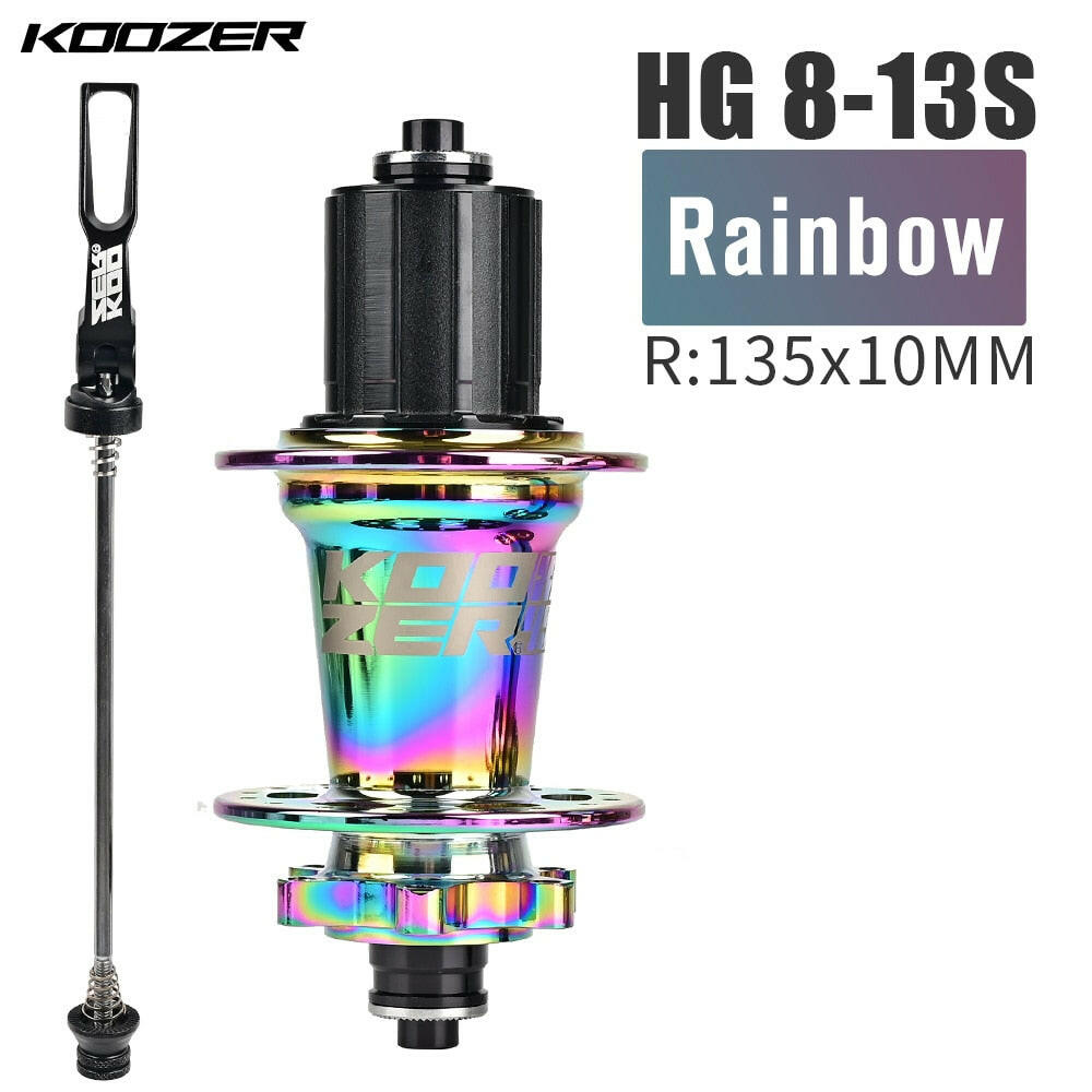 Bicycle hubs KOOZER XM490 PRO Mountain Bike Hub Stainless Steel Axle 32 Holes 6 Pawls 72 Clicks HG/XD/MS 8 9 10 11 12 Speeds-WAYBIKER