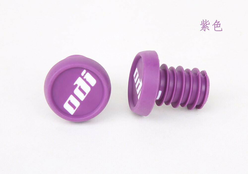 2 Pcs Odi Mountain Bicycle Parts Grip Anti-slip Firm Handlebar Caps Manopole Mtb Bike Bar Ends Plugs For Bmx Dh Fr Balance Car-WAYBIKER