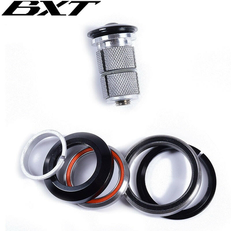 Bike headset 1-1/8"-1-1/2" for frame headset tapered MTB or road bicycle headset top cap bicycle Accessories straight bearing