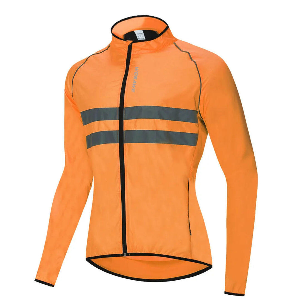 WOSAWE Men's Cycling Jacket High Visibility MultiFunction Jersey Road MTB Bike Bicycle Windbreaker Windproof Quick Dry Jacket-WAYBIKER