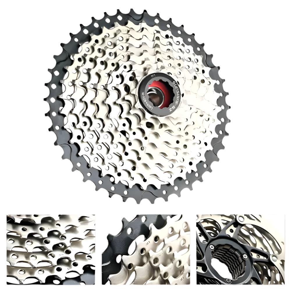 Bicycle Flywheel Sunshine MTB Bike Cassette Freewheel 8 9 10 11 12 Speed 11-32T/36T/40T/42T/50T K7 Sprocket For HG freehub-WAYBIKER