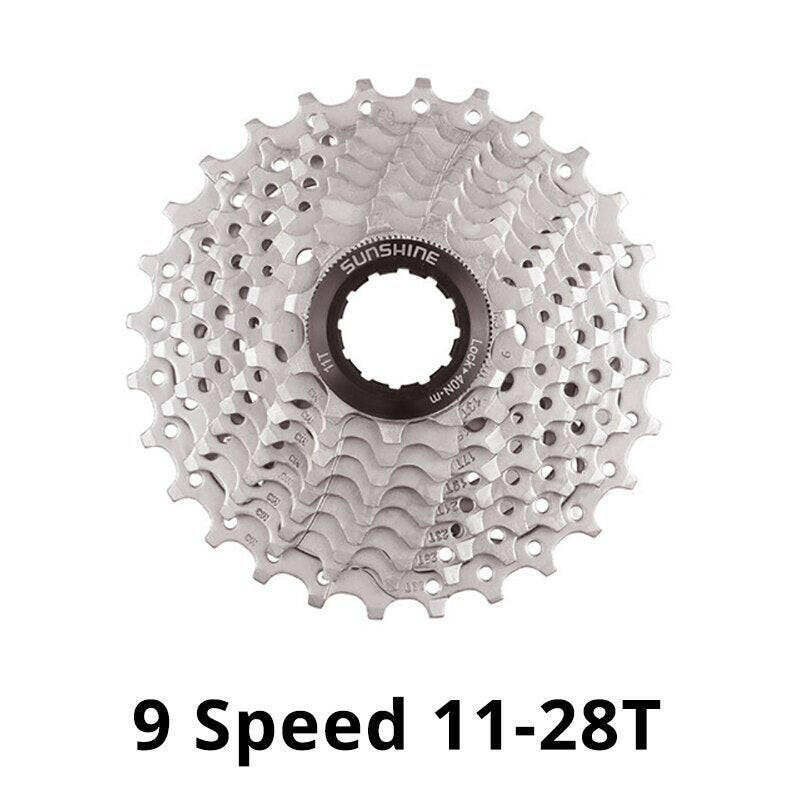 SUNSHINE 9 Speed MTB Road Bike Freewheel Cassette Flywheel 9S 25/28/32/36/40/42/46/50T for SHIMANO M370 M390 M4000 M590 Sram 9v-WAYBIKER