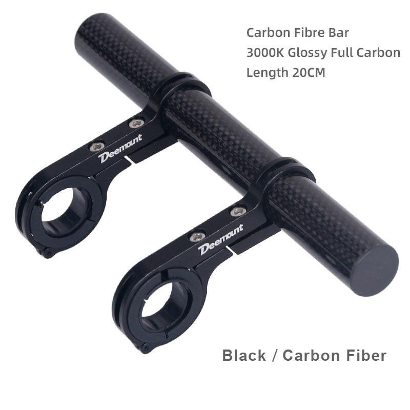10/20/25/30cm Bicycle Handlebar Extended Bracket Bike Headlight Mount Bar Computer Holder Lamp Support Rack Alloy Fiber Stand-WAYBIKER