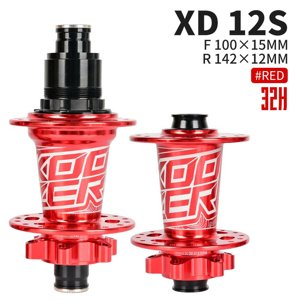 Koozer bicycle Hub 28 32 36Holes XM490 XX1 XD Cassette Body Hubs Sealed 4 Bearing Mountain Bike Rear Hub 10*135mm QR 12*142mm-WAYBIKER