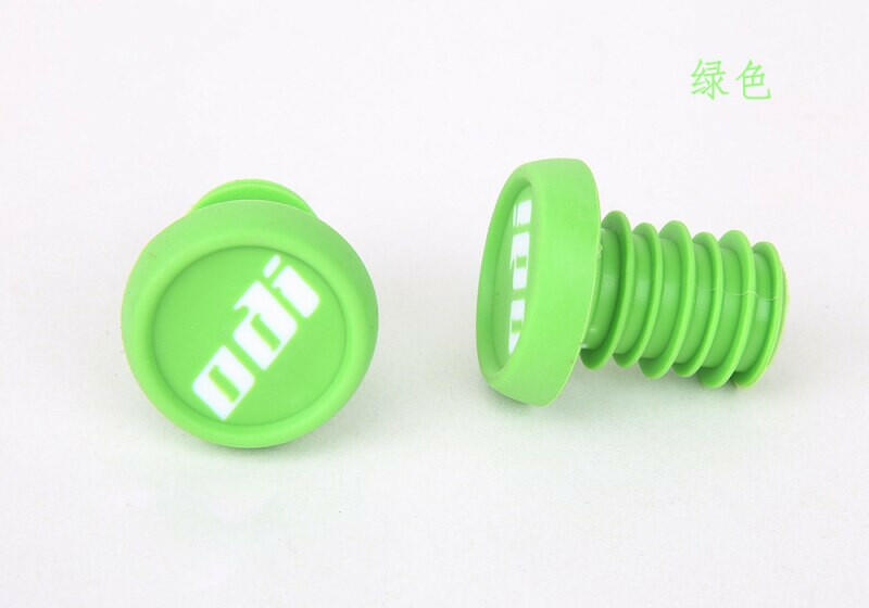 2 Pcs Odi Mountain Bicycle Parts Grip Anti-slip Firm Handlebar Caps Manopole Mtb Bike Bar Ends Plugs For Bmx Dh Fr Balance Car-WAYBIKER