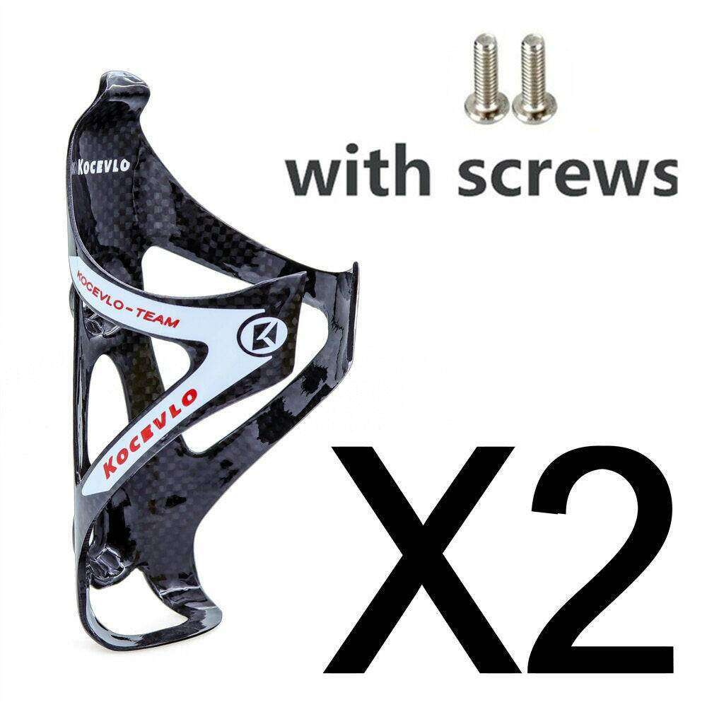 KOCEVLO Full Carbon Fiber Bicycle Ultralig Water Bottle Cage MTB Road Bike Bottle Holder Cycle Equipment-WAYBIKER