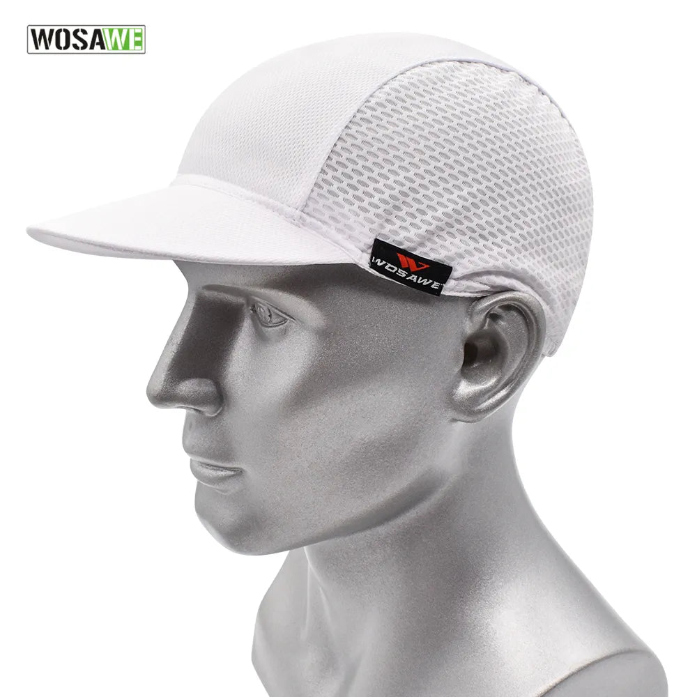 WOSAWE Cycling Reflective Cap Breathable Bicycle Skull Cap For Men And Women Running Fishing Hiking Golf Hat Cap-WAYBIKER