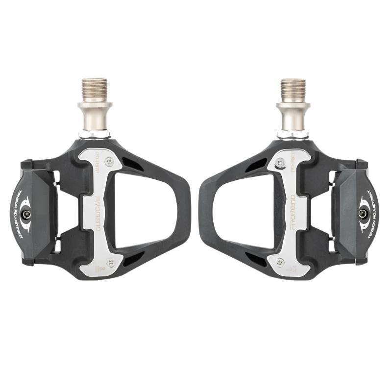 Road Bike self-locking pedals Palin bearing pedals Suitable for for SHIMANO SPD lock plate bicycle pedal for LOOK KEO lock plate-WAYBIKER