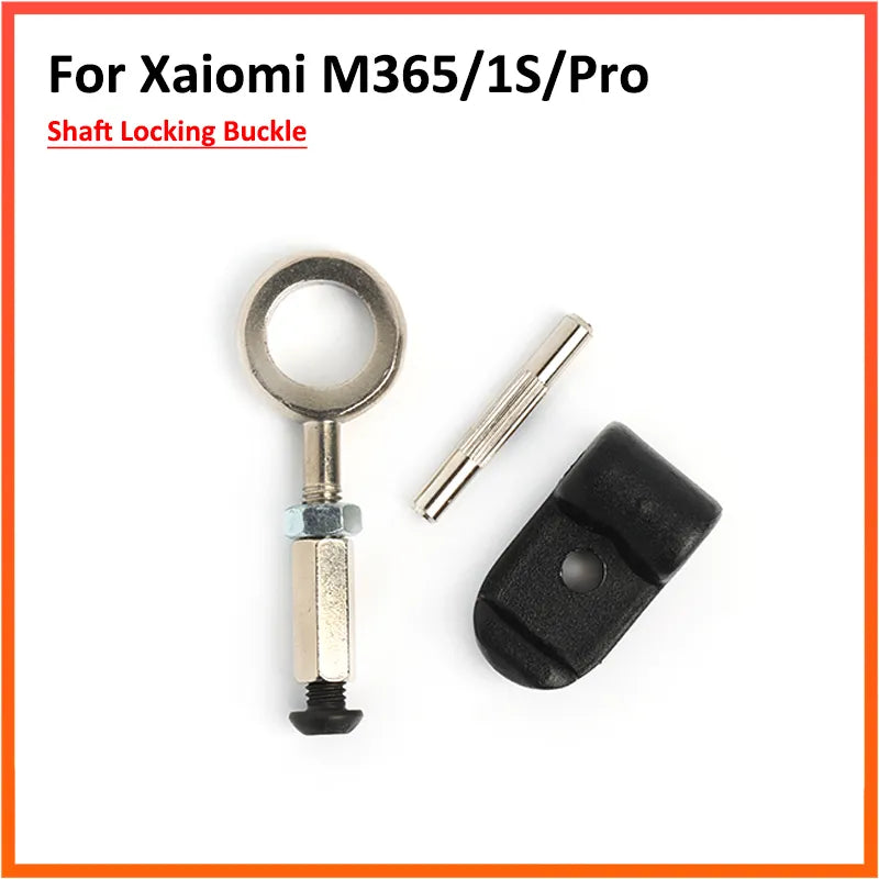 Shaft Locking Buckle for Xiaomi MIJIA M365 1S Pro Scooter Parts Folding Pothook Alloy Steel Pull Ring Screw Set Tools-WAYBIKER