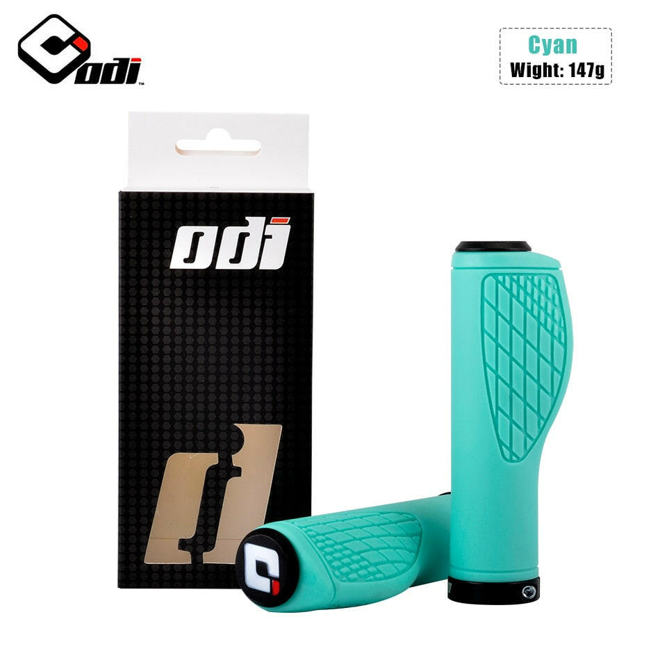 Odi Bicycle Handlebar Grips Silicone 22.2mm Anti-slip Mountain Bike Handle with Lock Ring fit for Brompton MTB BMX Folding Bike-WAYBIKER