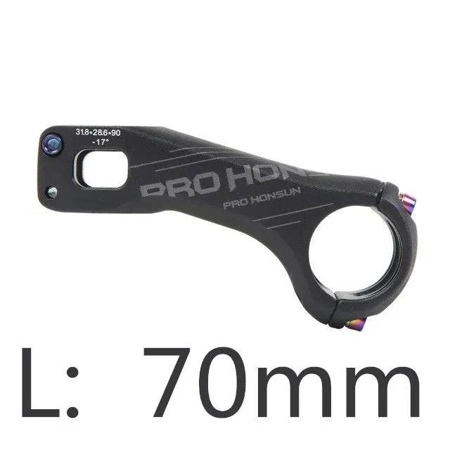 HONSUN CNC Aluminum Alloy Road/Mountain Bicycle Stem 70MM/90MM 31.8*28.6MM XC MTB AM Bice Handlebar  Parts-WAYBIKER