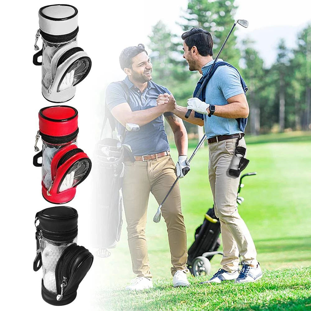 3 Golf Balls 3 Tees PVC Storage Bag Case Holder Pouch Bag Goft Training Ball for Goft Supplies Accessories 골프용품-WAYBIKER