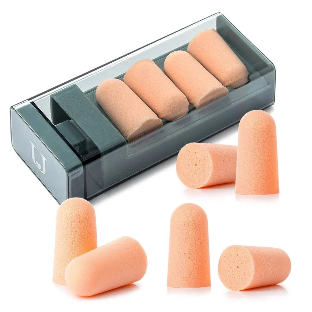 Noise Cancelling Ear Plugs Sound Blocking Earplug Noise Reduction Reusable Storage Case for Sleeping Snoring Shooting Swimming-WAYBIKER