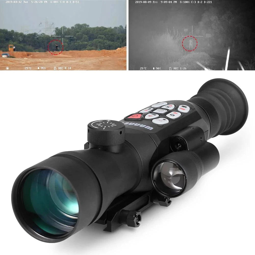 Shimmer Full Color Night Vision Telescope Monocular Nightshot Vision Scope Digital Range Finder Computer Scope for Observation-WAYBIKER