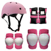 7 in 1 Protective Gear Set Knee Elbow Pads Wrist Guards Helmet Multi Sports Safety Pads for Kid Teenager Scooter Skating Cycling-WAYBIKER