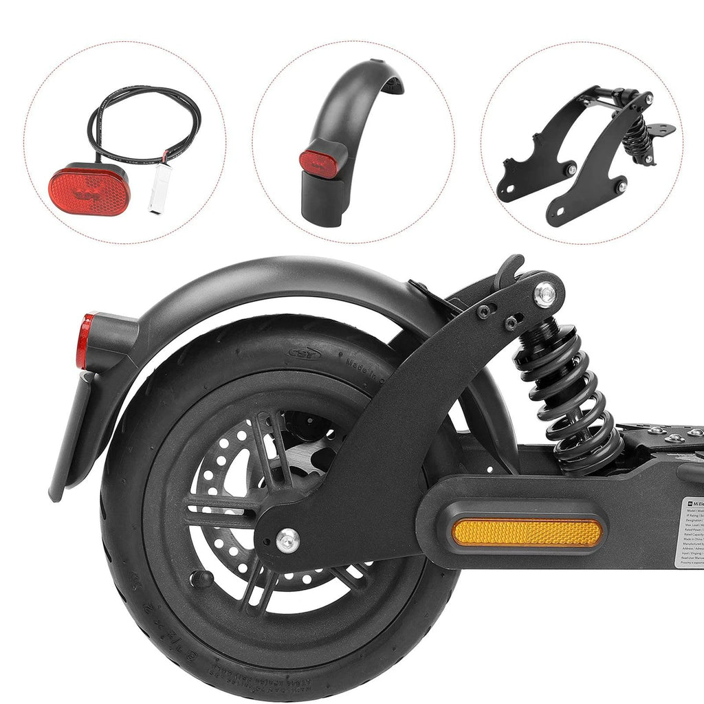 Electric Scooter Rear Shock Absorber Rear Suspension Kit with Widen Rear Fenders for Xiaomi M365 1S Pro Pro2 Scooter Accessories-WAYBIKER