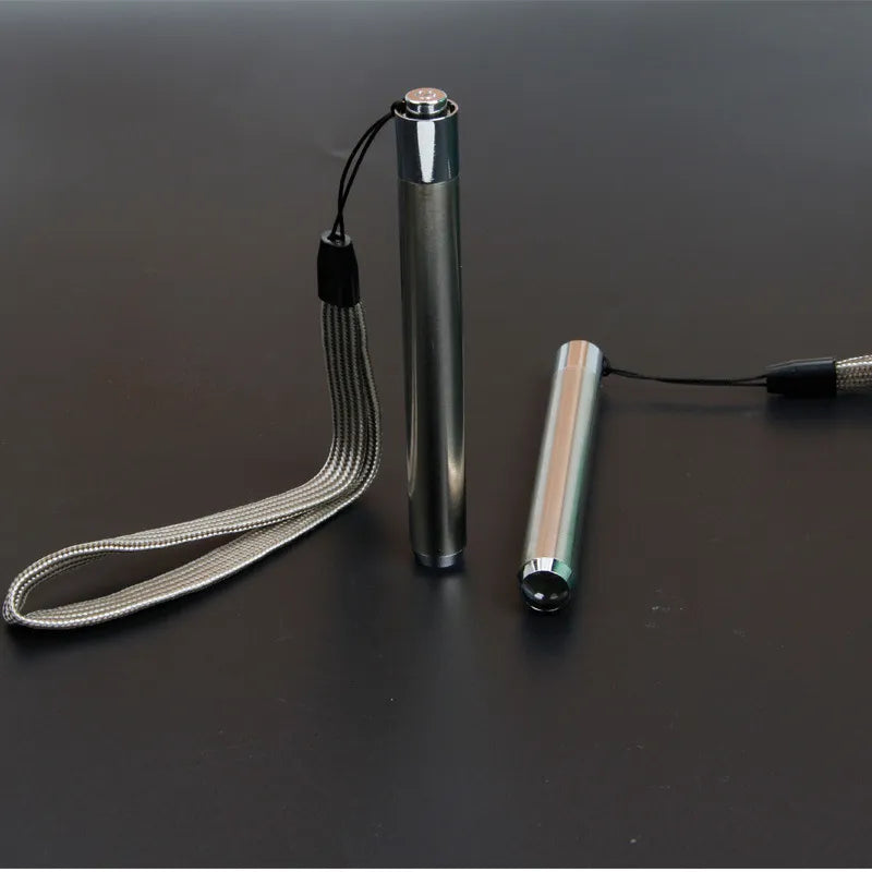 Stainless Steel Mini Pocket Led 365/395 UV Flashlight Torch Ultra Violet Light  Use AAA Battery for Marker Checker Detection-WAYBIKER